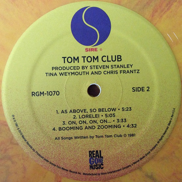 Tom Tom Club : Tom Tom Club (LP, Album, Ltd, RE, Yel)