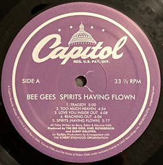 Bee Gees : Spirits Having Flown (LP, Album, RE)