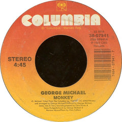 George Michael : Monkey (7", Single, Styrene, Car)