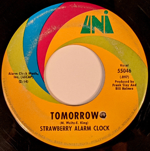 Strawberry Alarm Clock : Tomorrow (7", Single)