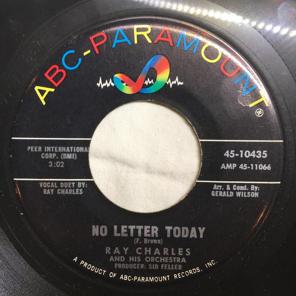 Ray Charles : Take These Chains From My Heart / No Letter Today (7")