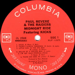 Paul Revere & The Raiders : Midnight Ride (LP, Album, Mono, San)