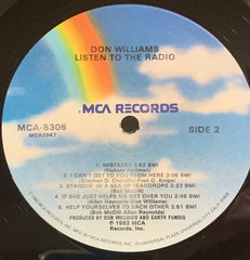 Don Williams (2) : Listen To The Radio (LP, Album, Glo)