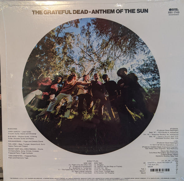 Grateful Dead* : Anthem Of The Sun (LP, Album, RE, RM, 180)