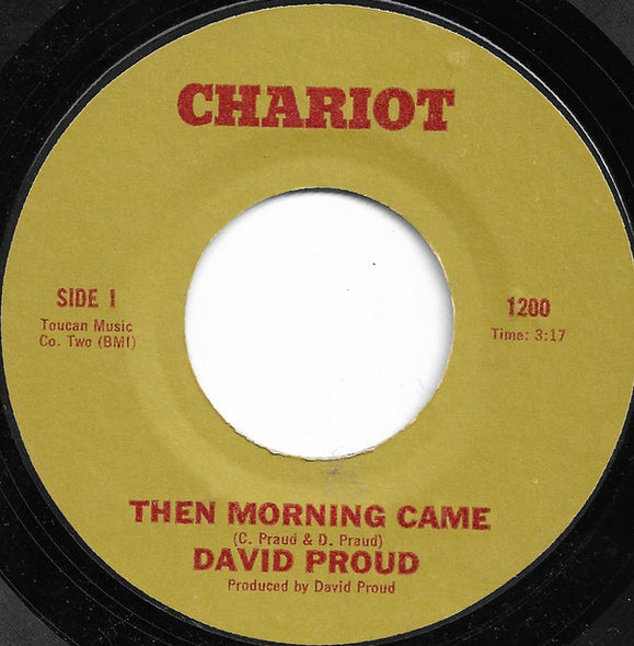 David Proud : Then Morning Came / You Are A Song Of Love (7", Single)