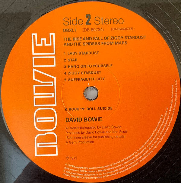 The Rise and Fall of Ziggy Stardust and the Spiders from Mars (Remastered  Version) - Album by David Bowie