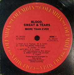 Blood, Sweat & Tears* : More Than Ever (LP, Album)