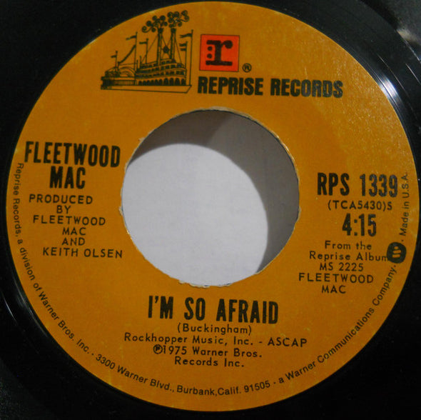 Fleetwood Mac : Over My Head / I'm So Afraid (7", Single, Styrene, Ter)