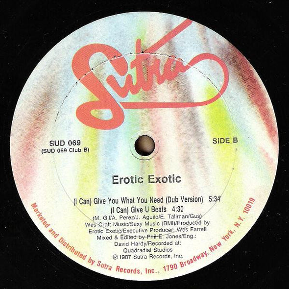 Erotic Exotic : (I Can) Give You What You Need (12")