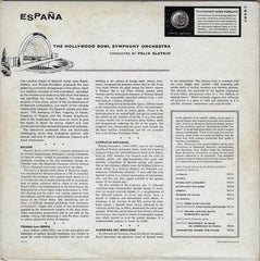 The Hollywood Bowl Symphony Orchestra Conducted By Felix Slatkin : España (LP, Mono)