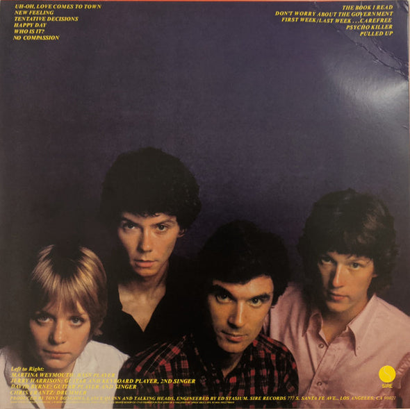 Talking Heads : Talking Heads: 77 (LP, Album, RE)