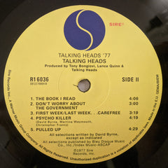 Talking Heads : Talking Heads: 77 (LP, Album, RE)