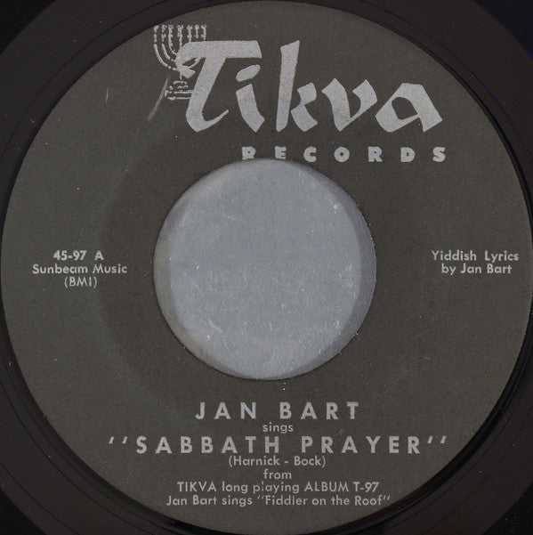 Jan Bart : Sabbath Prayer (7")
