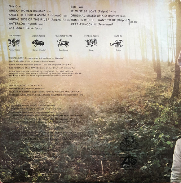 Mott The Hoople : Wildlife (LP, Album, Gat)