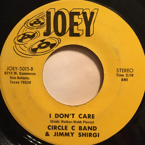 Circle C Band* & Jimmy Shirgi : Ginger b/w I Don't Care (7")