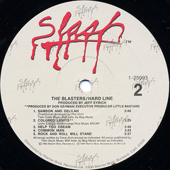 The Blasters : Hard Line (LP, Album, ARC)