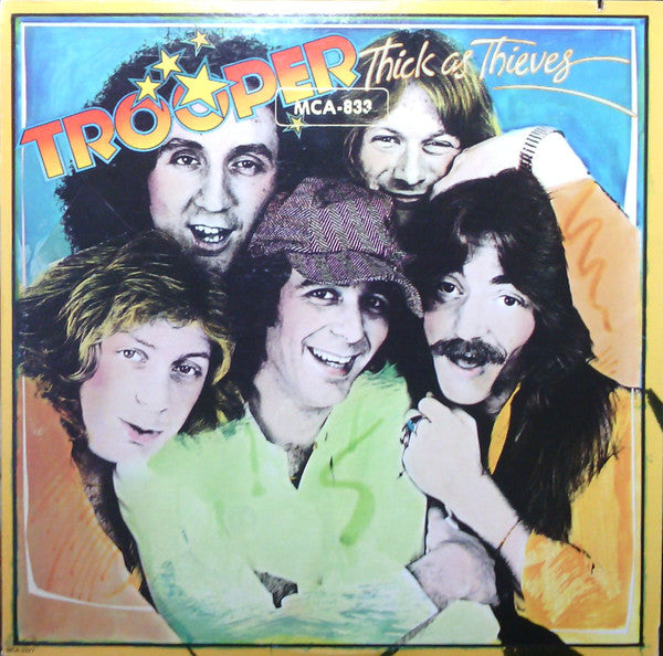 Trooper (4) : Thick As Thieves (LP, Album, Pin)