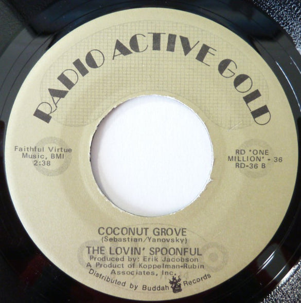 The Lovin' Spoonful : Six O'clock / Coconut Grove (7", Single, RE)