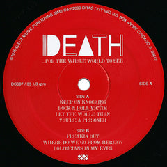 Death (8) : ...For The Whole World To See (LP, Album)