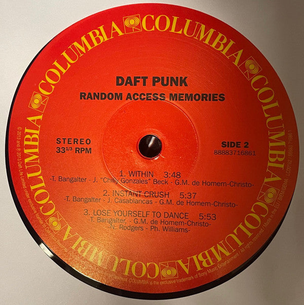Buy Daft Punk Random Access Memories (2xLP, Album, RE, 180) Online for a  great price – Feels So Good