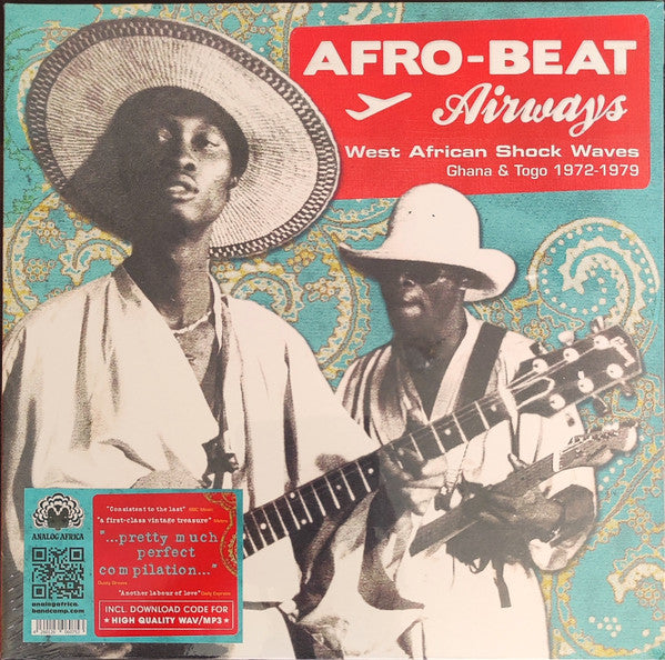 Various : Afro-Beat Airways - West African Shock Waves - Ghana & Togo 1972-1979 (2xLP, Comp, RE, RP, Gat)