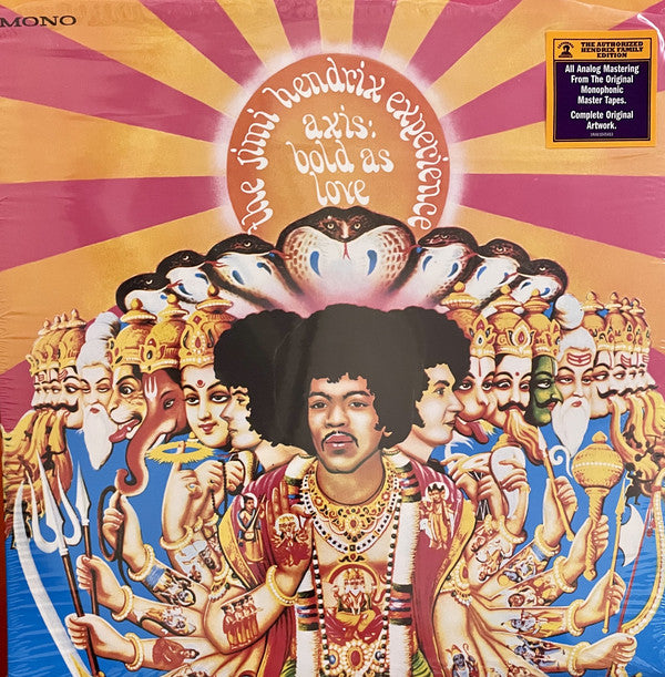 The Jimi Hendrix Experience Axis: Bold As Love (LP, Album, Mono