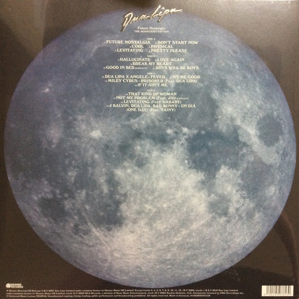 Buy Dua Lipa Future Nostalgia (The Moonlight Edition) (2xLP, Album)  Online for a great price – Feels So Good