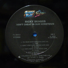 Ricky Skaggs : Don't Cheat In Our Hometown (LP, Album)