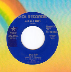 Joe Ely : All My Love (7", Promo)