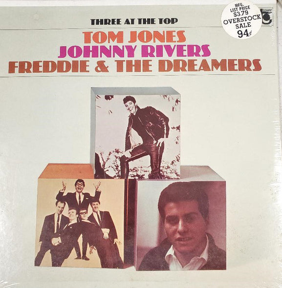 Tom Jones, Johnny Rivers, Freddie & The Dreamers : Three At The Top (LP, Album, Comp)