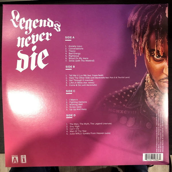 Juice WRLD Legends Never Die 2xLP Vinyl