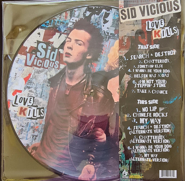 Sid Vicious : Love Kills (LP, Ltd, Pic)