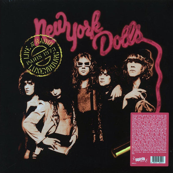 New York Dolls : Live At Radio Luxembourg Paris France December 1973 (LP, RE)