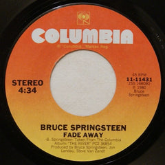 Bruce Springsteen : Fade Away (7", Single, Styrene, Ter)