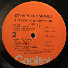 Steven Fromholz : A Rumor In My Own Time (LP)