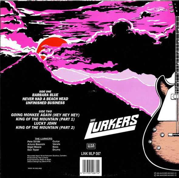 The Lurkers : King Of The Mountain (12", MiniAlbum)