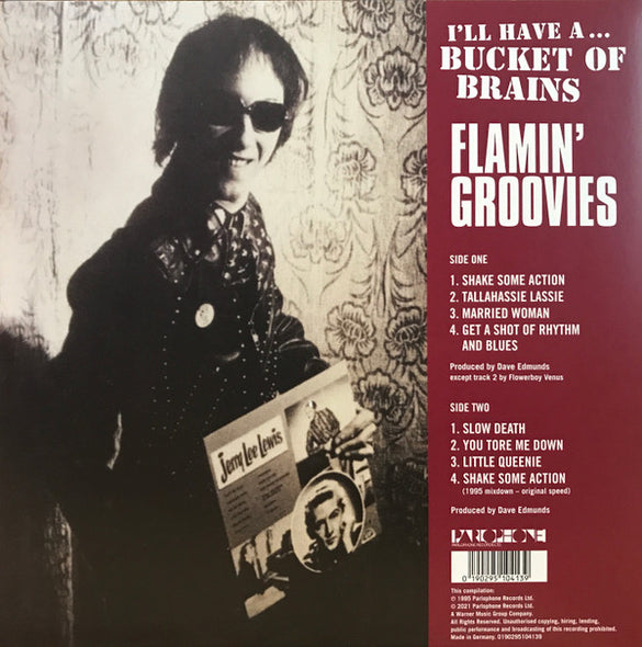 Flamin' Groovies* : I'll Have A ... Bucket Of Brains (The Original 1972 Rockfield Recordings For U.A.) (10", Comp, Ltd)