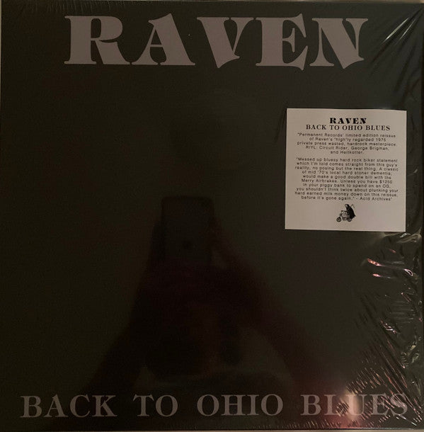 Raven (17) : Back To Ohio Blues (LP, Album, Ltd, RE)