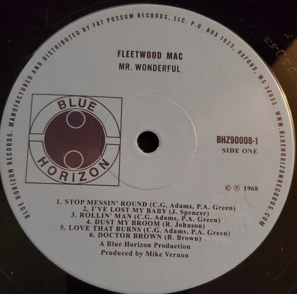 Fleetwood Mac : Mr. Wonderful (LP, Album, RE)