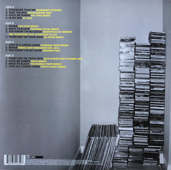 Amy Winehouse : Remixes (LP, Yel + LP, Blu + Comp, Ltd)