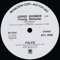 Falco : Junge Roemer (Specially Remixed Version) (12", Promo)