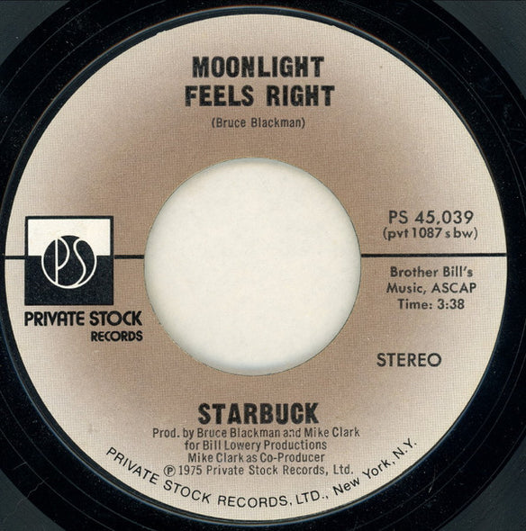 Starbuck (2) : Moonlight Feels Right / Lash LaRue (7", Single, Bes)