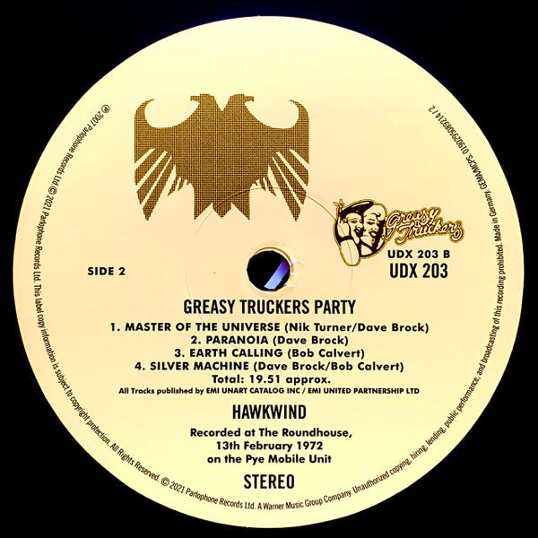 Hawkwind : Greasy Truckers Party (2xLP, Album)