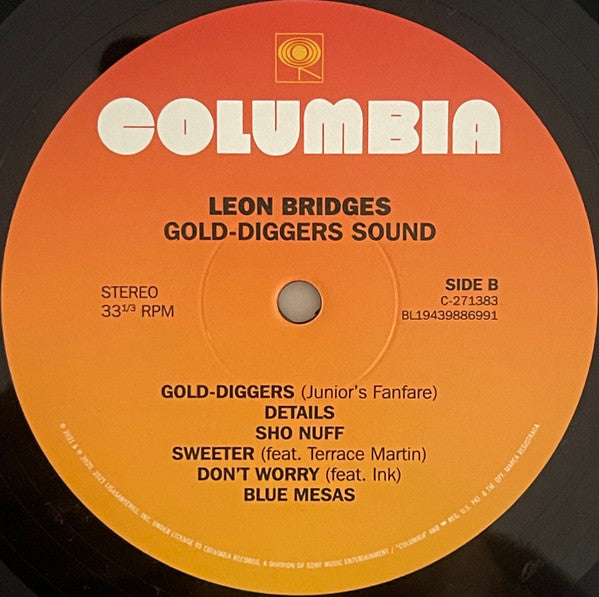 Leon Bridges : Gold-Diggers Sound (LP, Album)