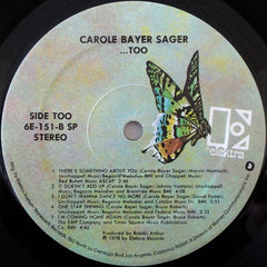 Carole Bayer Sager : ...Too (LP, Album)