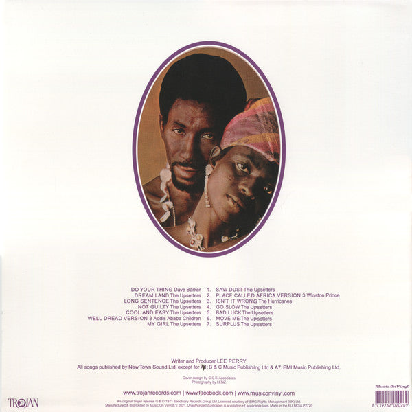 Lee Perry : Africa's Blood (LP, Album, RE, 180)