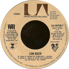 War : Low Rider (7", Styrene)