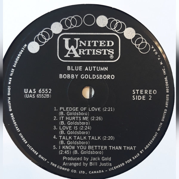 Bobby Goldsboro : Blue Autumn (LP, Album)
