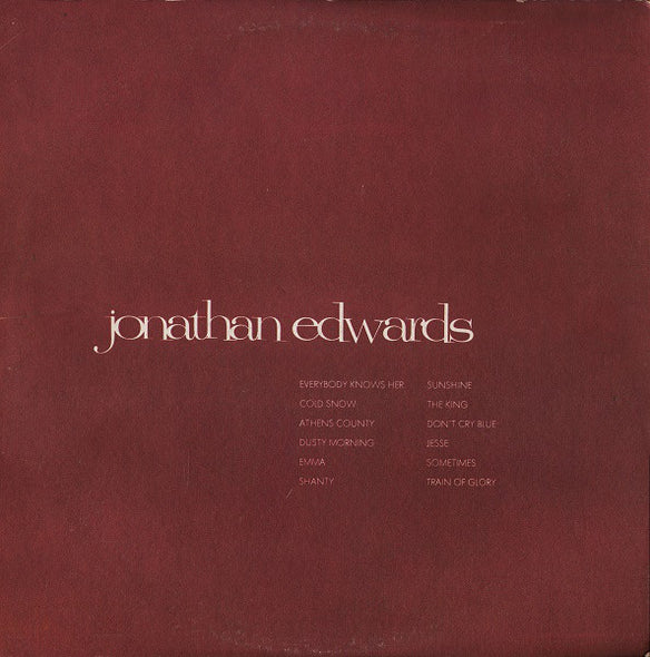 Jonathan Edwards (2) : Jonathan Edwards (LP, Album, RI )