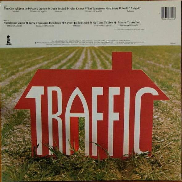 Traffic : Traffic (LP, Album, RE, Gat)